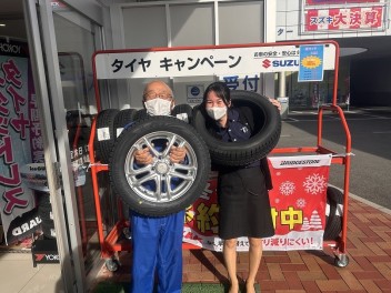 スタットレスタイヤキャンペーン！！